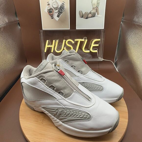 Reebok Classics Answer IV x Packer Shoes White Silver Allen Iverson Size 9 - Picture 1 of 10